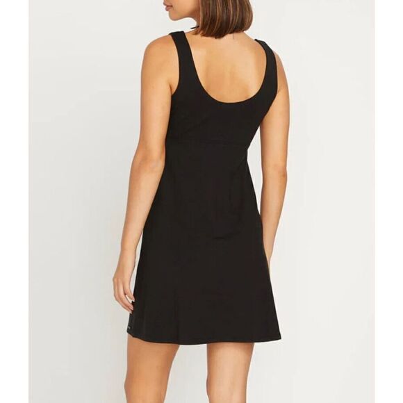 Volcom B1312302 Women's Sz M Black Desert Bunnie Keyhole Reversible Mini Dress - Picture 12 of 14